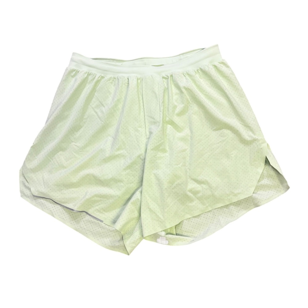 Lululemon Fast and Free High-Rise Short Women's Medium Lemongrass 6"‎ inseam
